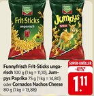 Frit-Sticks ungarisch oder Jumpys Paprika oder Cornados Nachos Cheese Angebote von Funnyfrisch bei EDEKA Völklingen für 1,11 €