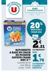 Batonnets à base de chair de poisson saveur crabe MSC - U en promo chez Super U Arles à 1,76 €