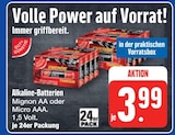 Alkaline-Batterien von Gut & Günstig im aktuellen E center Prospekt für 3,99 €