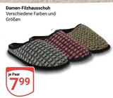 Aktuelles Damen-Filzhausschuh Angebot bei GLOBUS in Halle (Saale) ab 7,99 €