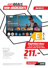 MediaMarkt Saturn 4K Fernseher im Prospekt 