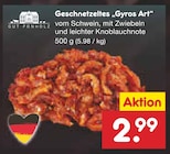 Geschnetzeltes Gyros Art bei Netto Marken-Discount im Glatten Prospekt für 2,99 €