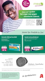 mea - meine apotheke Prospekt für Schwarzach: "Unsere Juni-Angebote", 4 Seiten, 01.06.2026 - 30.06.2026