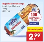 Bratheringe im Angebot bei Netto Marken-Discount in Wolfenbüttel Bratheringe Angebote von Rügenfisch bei Netto Marken-Discount Wolfenbüttel für 2,99 €