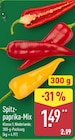 Aktuelle Paprika Angebote bei ALDI Nord in Paderborn Aktuelles Spitzpaprika-Mix Angebot bei ALDI Nord in Paderborn ab 1,49 €