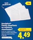 Patches chauffants ou ceintures chauffantes - SENSIPLAST en promo chez Lidl Patches chauffants ou ceintures chauffantes - SENSIPLAST dans le catalogue Lidl