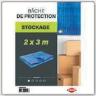 Bâche de protection 2x3m en promo chez Super U Grenoble à 2,99 €