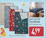 Tischdecke von HOME CREATION im aktuellen ALDI Nord Prospekt