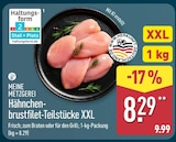 Hähnchenbrustfilet-Teilstücke XXL im ALDI Nord Prospekt Hähnchenbrustfilet-Teilstücke XXL von Meine Metzgerei im aktuellen ALDI Nord Prospekt für 8,29 €