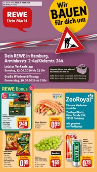 Aktueller REWE Prospekt (Hamburg) REWE Prospekt "Dein Markt" mit Seiten (Hamburg)
