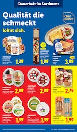 Lidl Pizza im Prospekt 