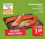 Sächsische Bratwurst für 1,69 € bei Marktkauf im Angebot Sächsische Bratwurst im aktuellen Marktkauf Prospekt