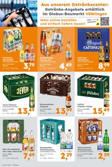 Veltins im Globus-Baumarkt Prospekt "Immer eine Idee besser" mit 26 Seiten (Völklingen)