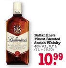 Finest Blended Scotch Whisky Angebote von Ballantine's bei E center Mannheim für 10,99 €