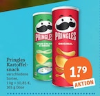 Kartoffelsnack Sour Cream & Onion Angebote von Pringles bei tegut München für 1,79 €