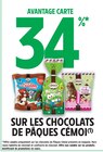 Promo 34% avantage carte sur les chocolats de pâques Cémoi à  dans le catalogue Intermarché Express à Suresnes