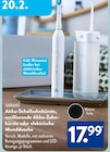 Akku-Schallzahnbürste oder oszillierende Akku-Zahnbürste oder elektrische Munddusche von AMBIANO im aktuellen ALDI SÜD Prospekt für 17,99 €