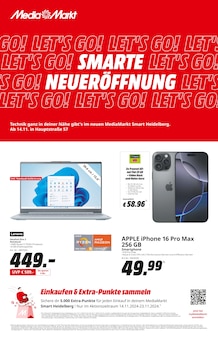 MediaMarkt Saturn Heidelberg Prospekt "SMARTE NEUERÖFFNUNG" mit 8 Seiten