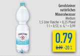 Aktuelle Wasser Angebote bei diska in Leipzig Aktuelles natürliches Mineralwasser Medium Angebot bei diska in Leipzig ab 0,79 €