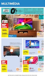 Promos Télévision dans le catalogue "Carrefour" de Carrefour Télévision en promo dans le catalogue Carrefour à la page 64