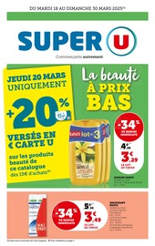 Déodorant Angebote im Prospekt "la beauté À PRIX BAS" von Super U auf Seite 1