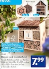 Bienen- und Insektenhotel im ALDI SÜD Prospekt Bienen- und Insektenhotel von BELAVI im aktuellen ALDI SÜD Prospekt für 7,99 €