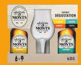 Coffret Degustation Bieres - 3 Monts en promo chez Super U Troyes à 12,90 €