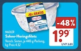 Sahne-Heringsfilets bei ALDI SÜD im Wartenberg Prospekt für 1,99 €