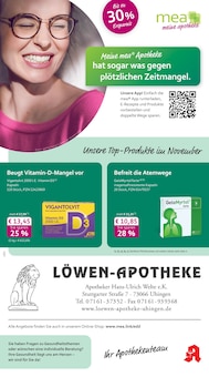 mea - meine apotheke Prospekt Unsere Oktober-Angebote mit 4 Seiten