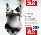 Damen-Badeanzug im Angebot bei Kaufhaus Stolz in Wismar Damen-Badeanzug Angebote von ESPRIT bei Kaufhaus Stolz Wismar für 49,99 €