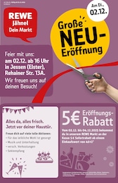 REWE Prospekt "Dein Markt" für Jessen, 28 Seiten, 01.12.2025 - 06.12.2025