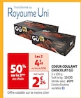 COEUR COULANT CHOCOLAT - GÜ en promo chez Auchan Supermarché Viry-Châtillon à 4,48 €