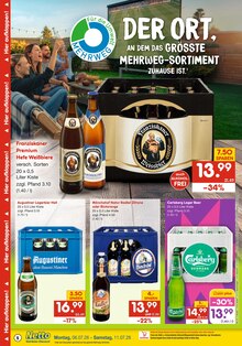 Bier im aktuellen Netto Marken-Discount Prospekt (Albstadt) Bier im Netto Marken-Discount Prospekt "DER ORT, AN DEM DU IMMER AUSGEZEICHNETE PREISE FINDEST." mit 6 Seiten (Albstadt)