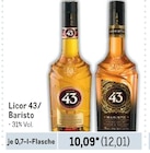 Licor 43/Baristo Angebote von Licor 43/Baristo bei Metro Hofheim für 12,01 €