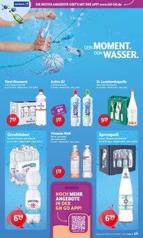 Wasser im aktuellen Getränke Hoffmann Prospekt (Cottbus) Wasser im Getränke Hoffmann Prospekt "Aktuelle Angebote" mit 10 Seiten (Cottbus)