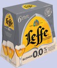 Boisson à base de bière sans alcool blonde - LEFFE en promo chez Intermarché Express Nanterre à 1,69 €