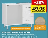 WASCHBECKENUNTERSCHRANK im Sconto SB Prospekt WASCHBECKENUNTERSCHRANK von im aktuellen Sconto SB Prospekt für 49,95 €