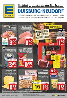 EDEKA Prospekt der Woche "Aktuelle Angebote" Seite 1, 02.02.2026 bis 07.02.2026 für Duisburg Aktueller EDEKA Prospekt "Aktuelle Angebote" Seite 1 von 26 Seiten für Duisburg