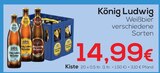 Weißbier Angebote von König Ludwig bei RAN Esslingen für 14,99 €