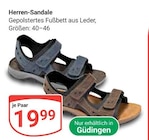 GLOBUS Saarbrücken - Herren-Sandale Angebot im Prospekt Herren-Sandale bei GLOBUS im Saarbrücken Prospekt für 19,99 €