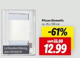 Plissee Klemmfix Angebote bei Lidl Siegburg für 12,99 €