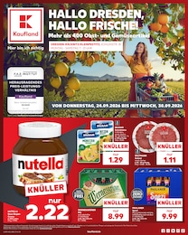 Kaufland Prospekt für Dresden mit 76 Seiten Kaufland Prospekt für Dresden: "Hier bin ich richtig", 76 Seiten, 24.09.2026 - 30.09.2026