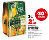 Hard cider - La Mordue dans le catalogue Super U