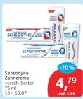 Zahncreme von Sensodyne im aktuellen budni Prospekt