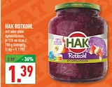 Rotkohl Angebote von HAK bei Marktkauf Bottrop für 1,39 €