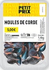 Moules de corde en promo à 4,00 € chez Intermarché Super Moules de corde dans le catalogue Intermarché Super