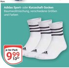 Sport-Socken Angebote von Adidas bei GLOBUS Kaarst für 9,99 €
