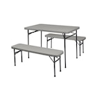 Table et bancs de camping pliables - Carrefour Market Table et bancs de camping pliables à 49,99 € dans le catalogue Carrefour Market
