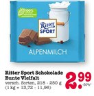 Aktuelle Ritter Sport Angebote bei EDEKA in Frankfurt (Main) Aktuelles Schokolade Bunte Vielfalt Angebot bei EDEKA in Frankfurt (Main) ab 2,99 €