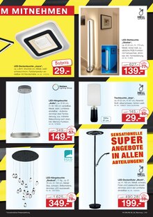 LED-Lampe im aktuellen Möbel Inhofer Prospekt (München) LED-Lampe im Möbel Inhofer Prospekt "GROSSER RÄUMUNGSVERKAUF" mit 12 Seiten (München)